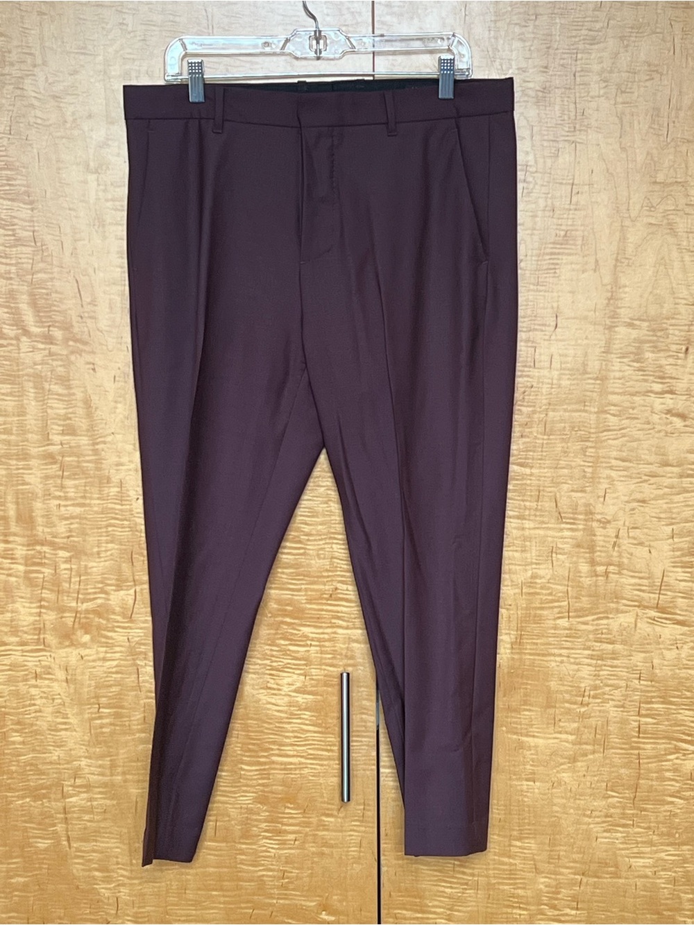 AllSaints Men's Tailored Dress Pants - Plum